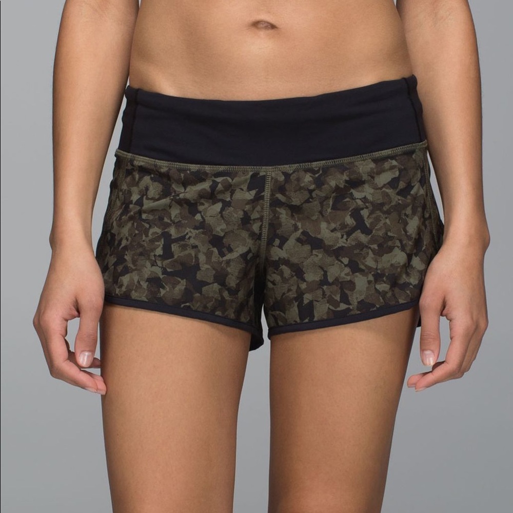 Lululemon camo shorts